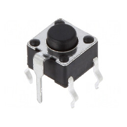 Microîntrerupător TACT SPST-NO 0,05A/24VDC THT Poz: 2 | Electronic-mag.ro | Componente Electronice