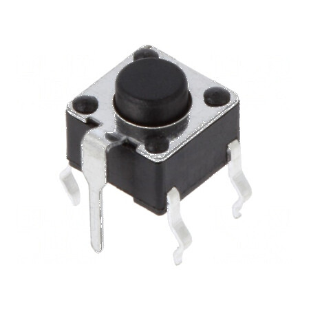 Microîntrerupător TACT SPST-NO 0,05A/24VDC THT Poz: 2 | Electronic-mag.ro | Componente Electronice
