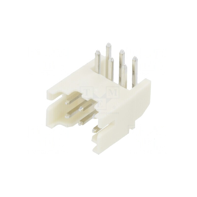 Conector cablu-placă soclu tată PIN 6 Pas 2mm THT 100V 2A | Electronic-mag.ro | Componente Electronice