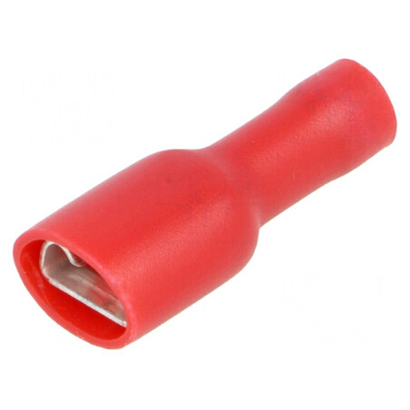 Terminal plat 6,3mm mamă 0,25-1,5mm2 crimpat pe cablu | Electronic-mag.ro | Componente Electronice