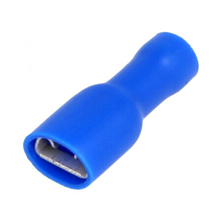 Terminal plat 6,3mm 0,8mm mamă pentru cablu 1,5-2,5mm² crimpat | Electronic-mag.ro | Componente Electronice