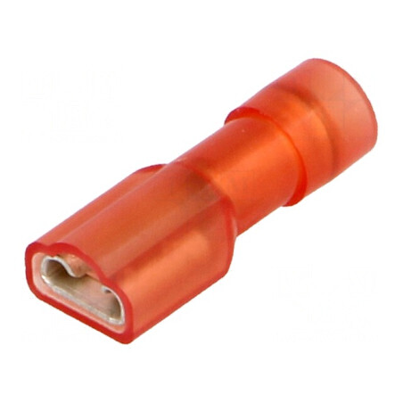 Terminal plat 4,8mm mamă 0,25-1,5mm² crimpat pe cablu | Electronic-mag.ro | Componente Electronice