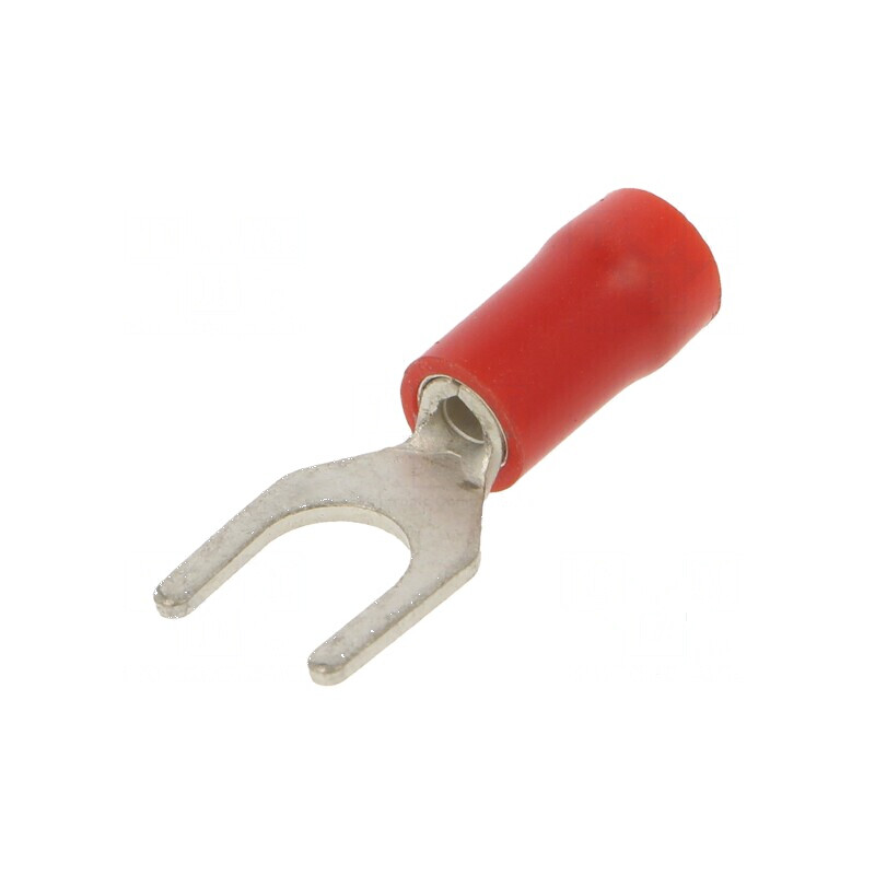 Vârf furcă M5 Ø 5,3mm pentru cablu izolată 0,25-1,5mm2 crimpat | Electronic-mag.ro | Componente Electronice Vârf furcă M5 Ø 5,3mm pentru cablu izolată 0,25-1,5mm2 crimpat | Electronic-mag.ro | Componente Electronice