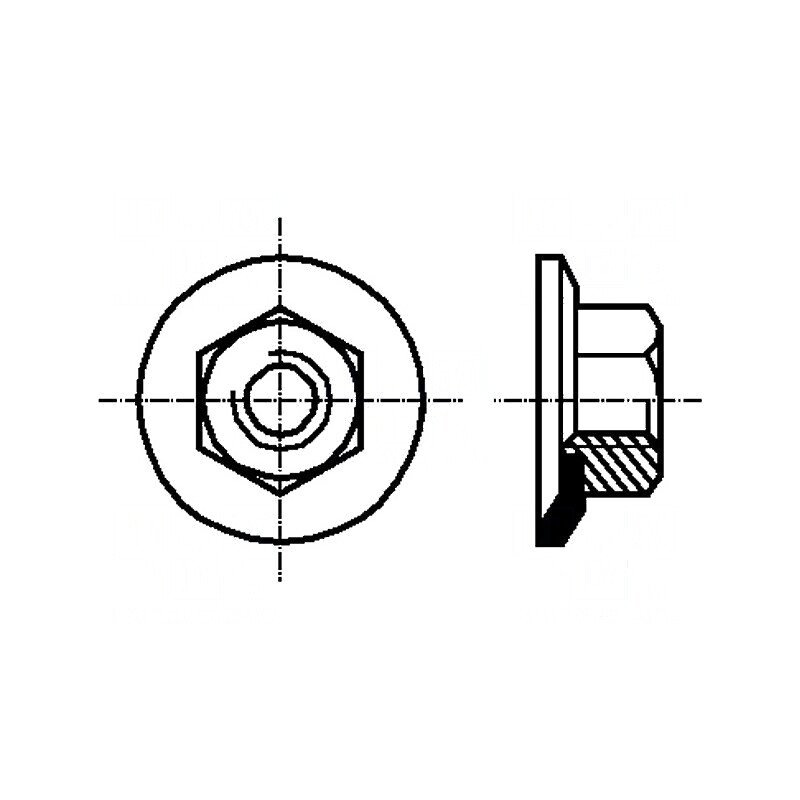 Piuliță flanșată hexagonală M5, oțel zincat, 8mm | Electronic-mag.ro | Componente Electronice Piuliță flanșată hexagonală M5, oțel zincat, 8mm | Electronic-mag.ro | Componente Electronice