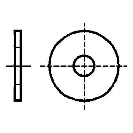 Şaibă rotundă M8 D24mm h2mm oțel inoxidabil A2 | Electronic-mag.ro | Componente Electronice