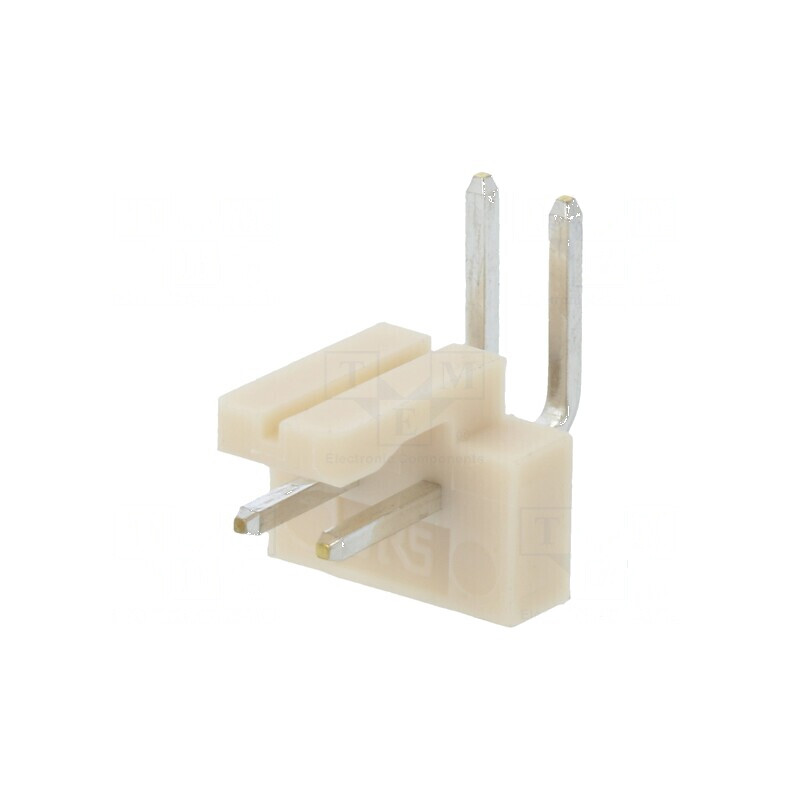 Conector cablu-placă soclu tată DF1 2,5mm PIN 2 THT 250V 3A | Electronic-mag.ro | Componente Electronice