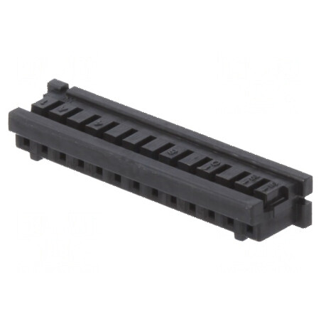 Conector cablu-cablu/PCB mufă mamă PIN 13 DF3 Pas 2mm drept | Electronic-mag.ro | Componente Electronice