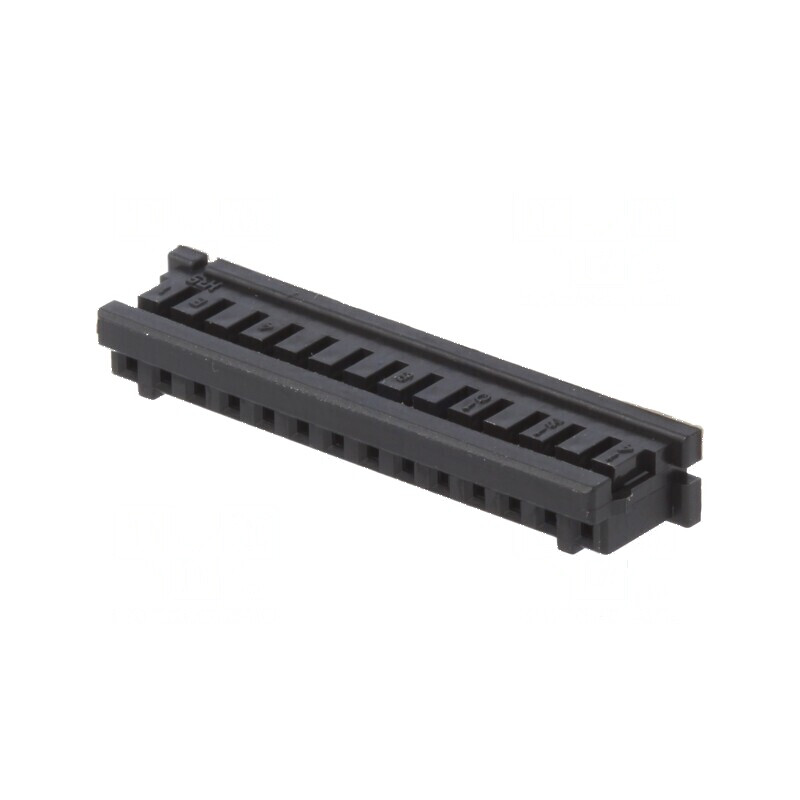 Conector cablu-cablu/PCB mufă mamă 14 PIN DF3 Pas 2mm drept | Electronic-mag.ro | Componente Electronice