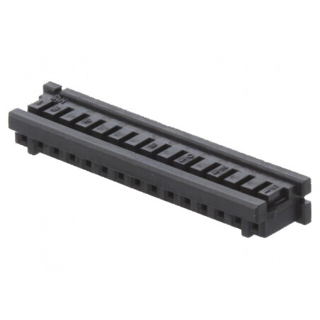 Conector cablu-cablu/PCB mufe mamă PIN 15 DF3 Pas 2mm drept | Electronic-mag.ro | Componente Electronice