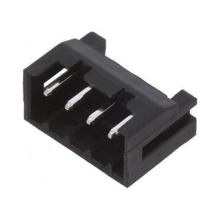 Conector cablu-cablu/PCB soclu tată PIN 4 DF3 Pas 2mm THT | Electronic-mag.ro | Componente Electronice