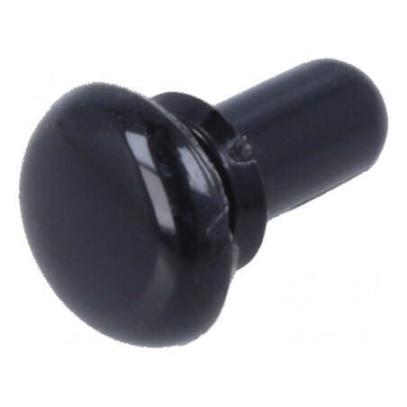 Diblu poliamidă 5,5mm cu diametru orificiu montare 3,1mm negru | Electronic-mag.ro | Componente Electronice