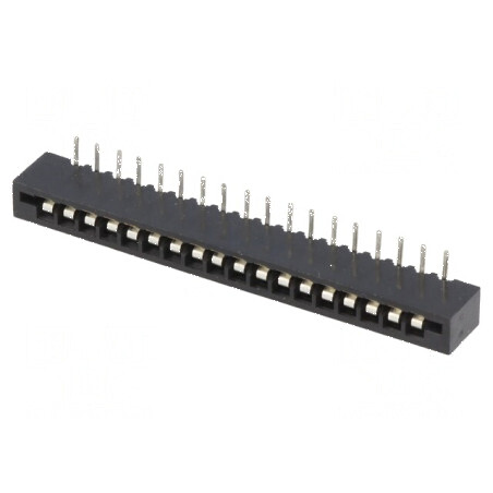 Conector FFC/FPC 90° 18 PIN Non-ZIF THT cositorit | Electronic-mag.ro | Componente Electronice
