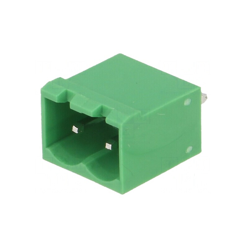 Regletă de conexiuni deconectabilă 5mm cu 2 socluri dreptunghiulare | Electronic-mag.ro | Componente Electronice