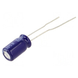 Condensator electrolitic THT 330uF 10VDC Ø6,3x11,2mm ±20% | Electronic-mag.ro | Componente Electronice