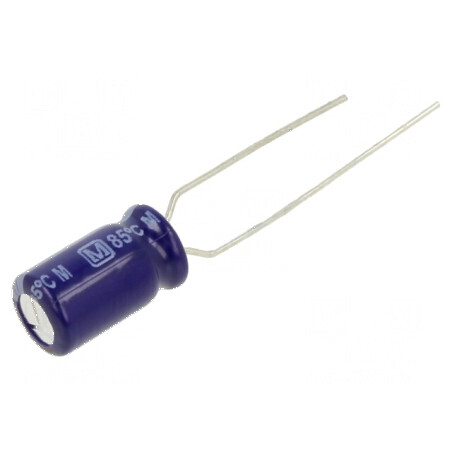 Condensator electrolitic THT 220uF 16V 6,3x11,2mm ±20% | Electronic-mag.ro | Componente Electronice