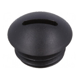 Capac de protecție M12 1,5 poliamidă neagră 6mm | Electronic-mag.ro | Componente Electronice