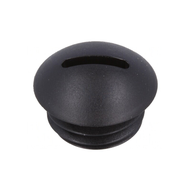 Capac de protecție M12 1,5 poliamidă neagră 6mm | Electronic-mag.ro | Componente Electronice
