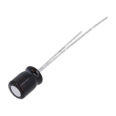 Condensator electrolitic THT 10uF 50V Ø5x7mm 2mm Raster | Electronic-mag.ro | Componente Electronice