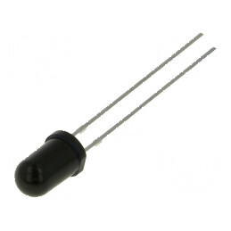 Fototranzistor 5mm 900nm 30V 60° cu lentilă transparentă | Electronic-mag.ro | Componente Electronice