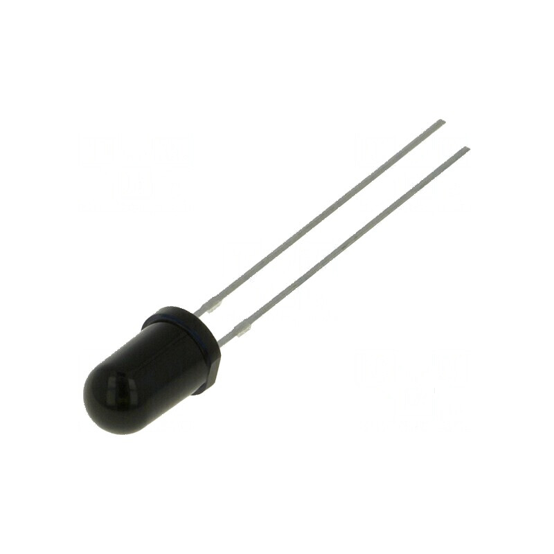 Fototranzistor 5mm 900nm 30V 60° cu lentilă transparentă | Electronic-mag.ro | Componente Electronice