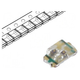 LED SMD 0603 roșie/verde 1,6x0,8mm 130° 2V | Electronic-mag.ro | Componente Electronice