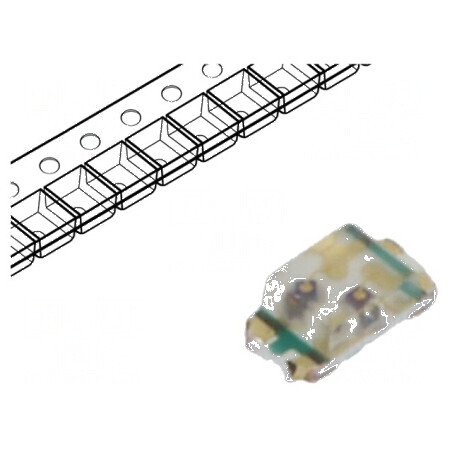 LED SMD 0603 roșie/verde 1,6x0,8mm 130° 2V | Electronic-mag.ro | Componente Electronice