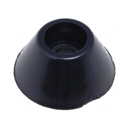 Picioruş negru PVC 14,8mm x 8mm x 6mm x 7mm x 3mm x 3,1mm | Electronic-mag.ro | Componente Electronice