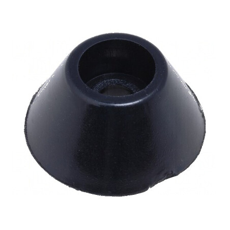 Picioruş negru PVC 14,8mm x 8mm x 6mm x 7mm x 3mm x 3,1mm | Electronic-mag.ro | Componente Electronice