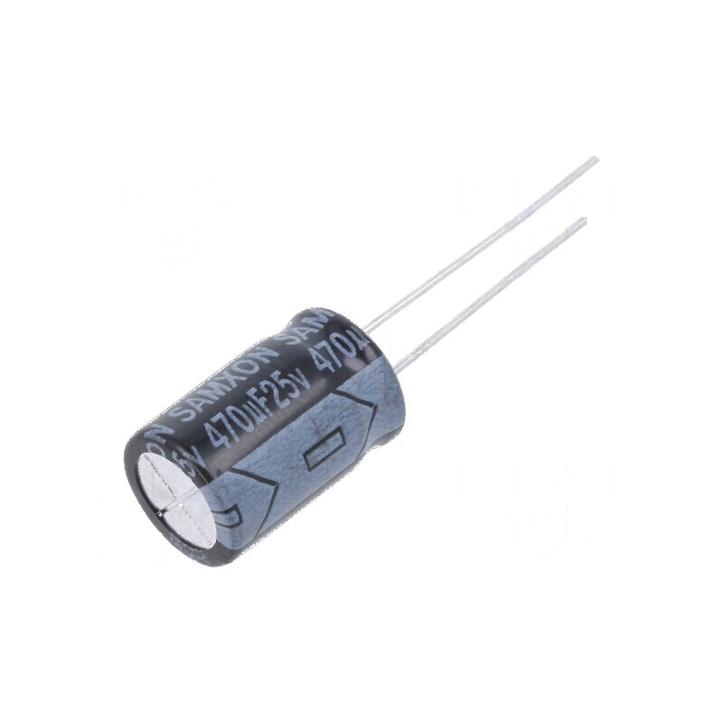 Condensator electrolitic THT 470uF 25V Ø10x16mm 5mm | Electronic-mag.ro | Componente Electronice