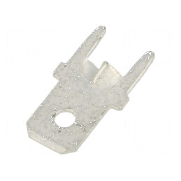 Terminal plat 5,2mm 0,5mm tată THT alamă cositorit drept | Electronic-mag.ro | Componente Electronice