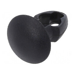 Diblu poliamidă 4mm negru UL94V-2 | Electronic-mag.ro | Componente Electronice