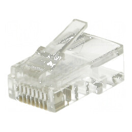 Conector RJ45 8p8c Cat 5e neecanaţi | Electronic-mag.ro | Componente Electronice