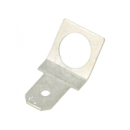 Terminal plat 4,8mm 0,5mm tată înşurubare alamă cositorit | Electronic-mag.ro | Componente Electronice
