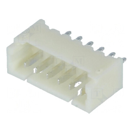 Conector cablu-placă soclu tată 1,25mm PIN 6 THT 125V 1A | Electronic-mag.ro | Componente Electronice