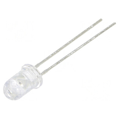 LED 5mm portocalie 2180-4200mcd 60° convex | Electronic-mag.ro | Componente Electronice