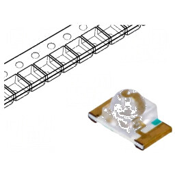 LED SMD 1206 Albastru 650-850mcd 3,2x1,6x1,8mm 20mA | Electronic-mag.ro | Componente Electronice