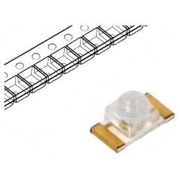 LED SMD 1206 Verde 2000-2500mcd 3.2x1.6x1.8mm 35° 20mA | Electronic-mag.ro | Componente Electronice