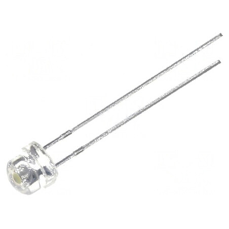 LED 4,8mm roșie 1120-1560mcd 140° convex | Electronic-mag.ro | Componente Electronice