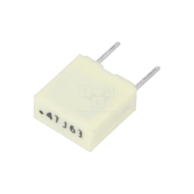 Condensator poliester 470nF 40VAC 63VDC 5mm ±5% -55÷105°C | Electronic-mag.ro | Componente Electronice