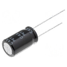 Condensator electrolitic THT 470uF 35VDC Ø10x16mm Raster 5mm | Electronic-mag.ro | Componente Electronice