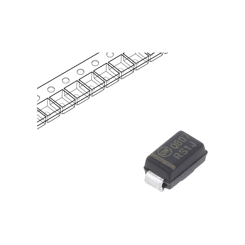 Diodă redresoare SMD 600V 1A 250ns DO214AC SMA Ufmax 1,3V | Electronic-mag.ro | Componente Electronice Diodă redresoare SMD 600V 1A 250ns DO214AC SMA Ufmax 1,3V | Electronic-mag.ro | Componente Electronice