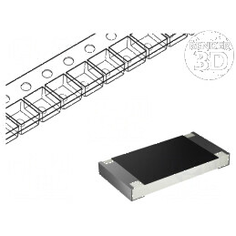 Rezistor SMD 2010 1kΩ 2W ±5% thick film de înaltă putere | Electronic-mag.ro | Componente Electronice