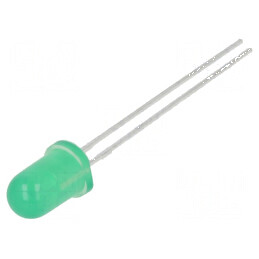 LED 5mm Verde 30mcd 60° Convex | Electronic-mag.ro | Componente Electronice