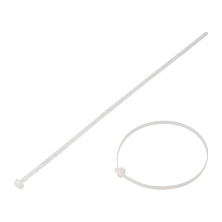Colier de strângere poliamidă 206mm 3,4mm 178N naturală | Electronic-mag.ro | Componente Electronice