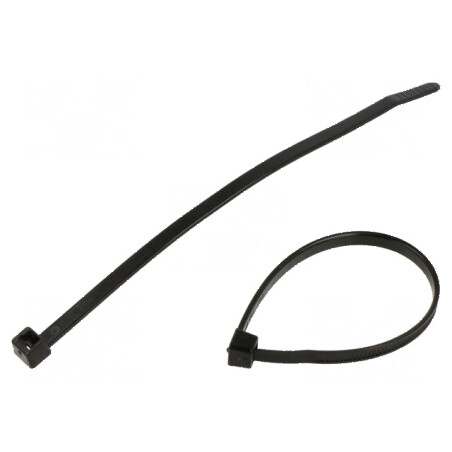 Colier de strângere poliamidă 150mm 4,6mm 225N negru | Electronic-mag.ro | Componente Electronice