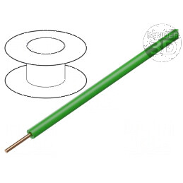 Cablu TDY PVC verde 0,5mm 150V 500m | Electronic-mag.ro | Componente Electronice