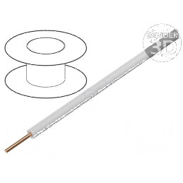 Cablu TDY sârmă PVC alb 150V 500m Øfir 0,5mm | Electronic-mag.ro | Componente Electronice