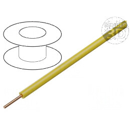 Cablu TDY sârmă PVC galben 150V 0,5mm 500m | Electronic-mag.ro | Componente Electronice
