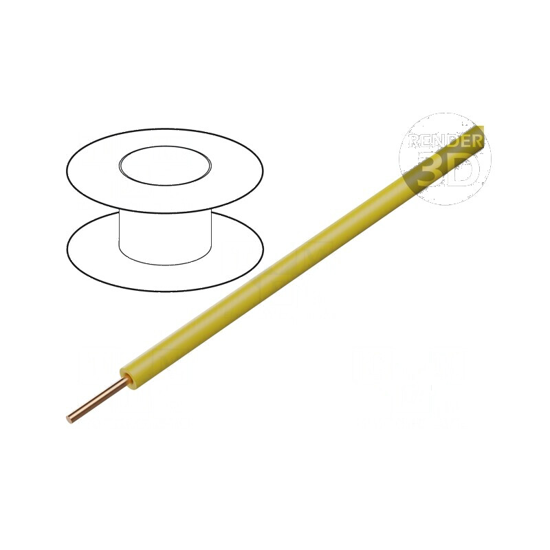 Cablu TDY sârmă PVC galben 150V 0,5mm 500m | Electronic-mag.ro | Componente Electronice Cablu TDY sârmă PVC galben 150V 0,5mm 500m | Electronic-mag.ro | Componente Electronice
