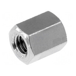 Piuliță distanțieră filetată M3 6mm hexagonală | Electronic-mag.ro | Componente Electronice